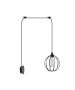 SE21-BL-B10-BL1W-GR2 ADEPT PENDANT Black Metal Grid Wall Lamp+ HOMELIGHTING 77-8895