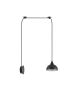 SE21-BL-B10-BL1W-MS3 ADEPT PENDANT Black Metal Shade+ HOMELIGHTING 77-9051