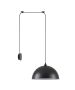 SE21-BL-B10-BL1W-MS40 ADEPT PENDANT Black Metal Shade Wall Lamp+ HOMELIGHTING 77-8889