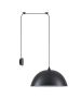 SE21-BL-B10-BL1W-MS50 ADEPT PENDANT Black Metal Shade Wall Lamp+ HOMELIGHTING 77-8890