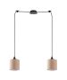SE21-BL-B10-BL2-SH3 ADEPT PENDANT Brown Shade Pendant+ HOMELIGHTING 77-9014