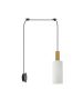 SE21-GM-4-NM1W-GL3 ADEPT TUBE Gold Matt Wall Lamp White Glass+ HOMELIGHTING 77-8834