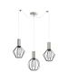 SE21-NM-4-BL3-GR12 ADEPT FLEX Nickel Matt Pendant Black Metal Grid+ HOMELIGHTING 77-8924