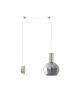 SE21-NM-4-NM1W-GL2 ADEPT TUBE Nickel Matt Wall Lamp Smoked Glass+ HOMELIGHTING 77-8805