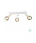 Σποτ Ράγα Τρίφωτο L44x12x9cm 3xΕ27 Λευκό Ματ Trio Vannes R80183031