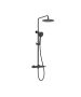Orabella Elegance Black matt- Στήλη ντουζ με στρόγγυλη κεφαλή 10247