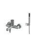 Orabella Terra Gun Metal Light - Single lever bath shower mixe 10309
