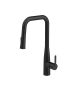 Orabella Comfort black matt - Μπαταρία Κουζίνας με αποσπώμενο ντουζ 2 ροών 20123