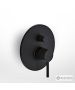 Μίκτης Εντοιχισμού 2 Εξόδων Tonda Eurorama Black Matt 145030-400