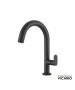 Μπαταρία Νιπτήρα Μεσαία Slim Vicario Black Matt 500040-400