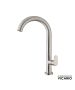 Μπαταρία Νιπτήρα Υψηλή με Βαλβίδα Clic-Clac Slim Vicario Inox 500041-110