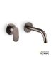 Μπαταρία Νιπτήρα Τοίχου Slim Vicario Black Brushed 500045-410