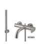 Μπαταρία Λουτρού Slim Vicario Inox 500100-110