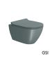 Λεκάνη Κρεμαστή Pura/50 Swirlflush με κάλυμμα MS86SC Super Slim Soft Close, GSI Agave 881600SC-901