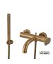 Μπαταρία Λουτρού Slim Vicario Antique Brass 500100-221