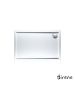 Ντουζιέρα Ακρυλική Παραλληλόγραμμη 120x80 extra-flat Φ90 Sirene White E12080-300