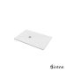 Ντουζιέρα Cast Marble (Χυτό μάρμαρο) με Βαλβίδα Slate 120 x 80 Sirene White Matt S12080-301
