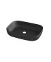 Olympia Metamorfosis 42600 Black matt - Νιπτήρας Επικαθήμενος χωρίς βαλβίδα 60104