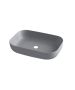 Olympia Metamorfosis 42600 Gray matt - Νιπτήρας Επικαθήμενος χωρίς βαλβίδα 60106