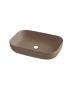 Olympia Metamorfosis 42600 Brown/Beige matt - Νιπτήρας Επικαθήμενος χωρίς βαλβίδα 60107