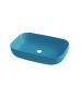 Olympia Metamorfosis 42600 Turquoise matt - Νιπτήρας Επικαθήμενος χωρίς βαλβίδα 60108