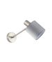SE21-NM-22-SH2 ADEPT WALL LAMP Nickel Matt Wall lamp Grey Shade+ HOMELIGHTING 77-8329