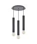 SE21-BL-5-3BL ADEPT TUBE BLACK Black Pendant+ HOMELIGHTING 77-8672