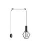 SE21-BL-4-NM1W-GR1 ADEPT TUBE Black Matt Wall Lamp Black Metal Grid+ HOMELIGHTING 77-8813