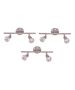 SE 140-C2 (x3) Saba Packet Nickel mat adjustable spotlight+ HOMELIGHTING 77-8847