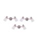 SE 130-C2 (x3) Softy Packet Nickel mat adjustable spotlight with opal glass+ HOMELIGHTING 77-8850