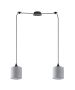 SE21-BL-B10-BL2-SH2 ADEPT PENDANT Grey Shade Pendant + HOMELIGHTING 77-9013