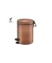 Χαρτοδοχείο 5lt  Χρώμα Old Copper Mat Soft Closιng Sanco Waste Bins 90680-M26