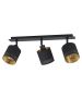 Φωτιστικό Σποτ Τρίφωτο 33,50 εκ. Ø12 εκ. 3*Ε27 Μαύρο -Χρυσό Eglo Esteperra 99278