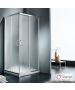 Καμπίνα ντουζιέρας Γωνιακής Εισόδου Corner Entry 80x80 (77-79 εκ.), Starlet  Fabric Chrome CS80F-100