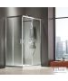 Καμπίνα ντουζιέρας Γωνιακής Εισόδου Corner Entry 100x110 (97-99 x 107-109 εκ.), Axis Clean Glass Chrome CX100110C-100