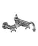 Horus Julia Victoria Julia Victoria Classic Collection - 2 Hole Wall Mounted Kitchen Mixer / No Waste - Matt Nickel 01.102-NM