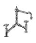 Horus Julia Victoria Julia Victoria Classic Collection - 2-hole Kitchen Mixer / Adjustable Centers / No Waste - Polished Nickel 01.121-NB