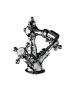 Horus Julia Victoria Julia Victoria Classic Collection - Monobloc Bidet Mixer with Automatic Pop-up Waste - Polished Nickel 01.311-NB