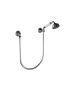 Horus Julia Victoria Julia Victoria Classic Collection - Wall Shower Set with Wall Hook, Flexible Hose and Handspray - Polished Nickel 01.589-NB