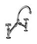 Horus Éloise Classic Collection - 2 Hole Basin Mixer - No Waste - Matt Nickel 02.227-NM
