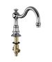 Horus Montmartre Classic Collection - Deck Bath Spout with Diverter - Matt Nickel 07.472-NM