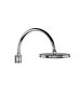 Horus Zéphyr Classic Collection - Anti-scale Nozzles Shower Head, Wall Mounted - Matt Black 16.535-NO
