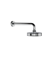 Horus Zéphyr Classic Collection - Shower Head Ø 145 Mm with Arm, Wall Mounted - Matt Nickel 16.536-NM