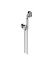 Horus Zéphyr Classic Collection - Wall Shower Set with Wall Hook, Flexible Hose and Handspray - Ice White 16.589-BI
