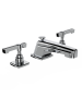 Horus Zéphyr Classic Collection - 3 Hole Basin Set with Pop-up Waste - Polished Nickel 17.260-NB