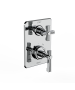 Horus Zéphyr Classic Collection - Trim for Thermostatic Mixing Valve Réf. 93.593 - Matt Black 17.508-NO