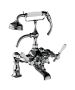 Horus Julia Victoria Julia Victoria Classic Collection - Complete Deck Bath / Shower Mixer - Matt Nickel 19.435-NM