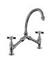 Horus Coventry Classic Collection - 2-hole Kitchen Mixer / Adjustable Centers / No Waste - Polished Nickel 28.121-NB