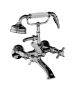 Horus Coventry Classic Collection - Complete Wall Bath / Shower Mixer - Polished Nickel 28.414-NB