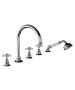 Horus Coventry Classic Collection - 5 Hole Deck Bath / Shower Set - Chrome 28.467-CH